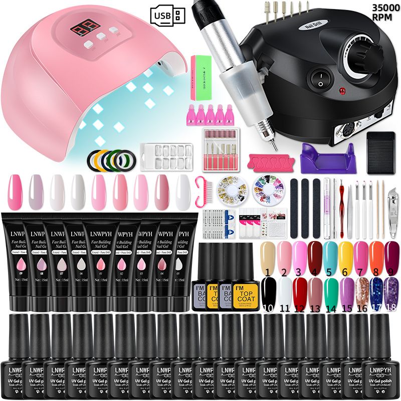 Semi-Permanent Nail Polish Kit