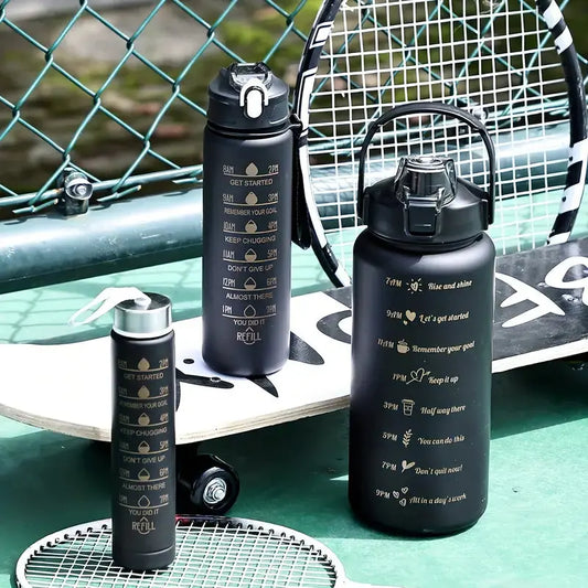 Set of 3 Motivational Water Bottles