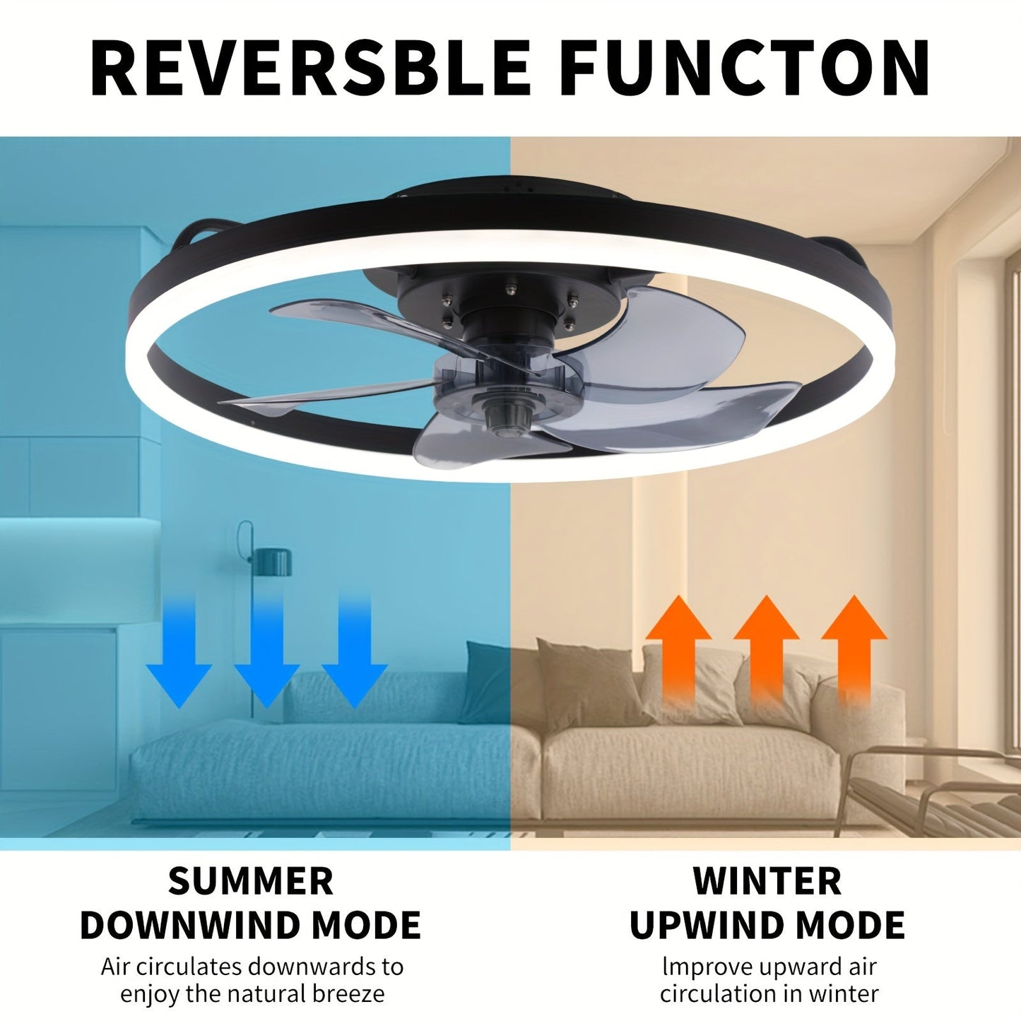 SilentBreeze 50 cm Ceiling Fan – Sleek and Energy Efficient