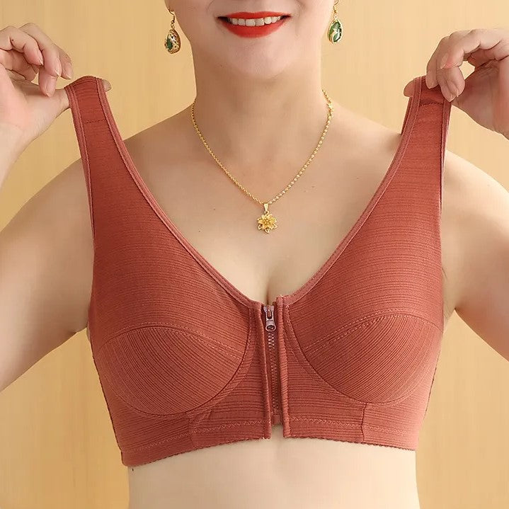 Soft vest-style bra in plus sizes