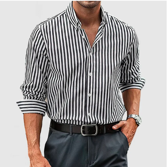 Striped Cotton Shirt - Timothy Autumn Edition