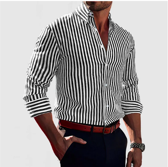 Striped Cotton Shirt - Timothy Autumn Edition