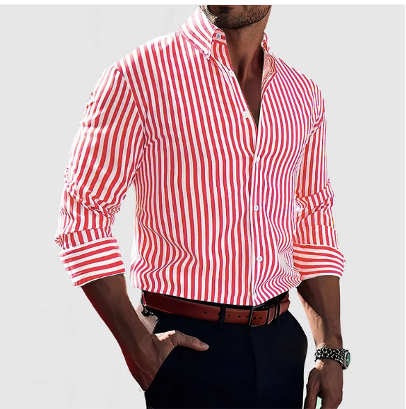 Striped Cotton Shirt - Timothy Autumn Edition