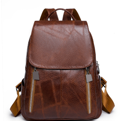 Stylish Leather Rucksack for Women | Anti-Theft Bag | Roswitha