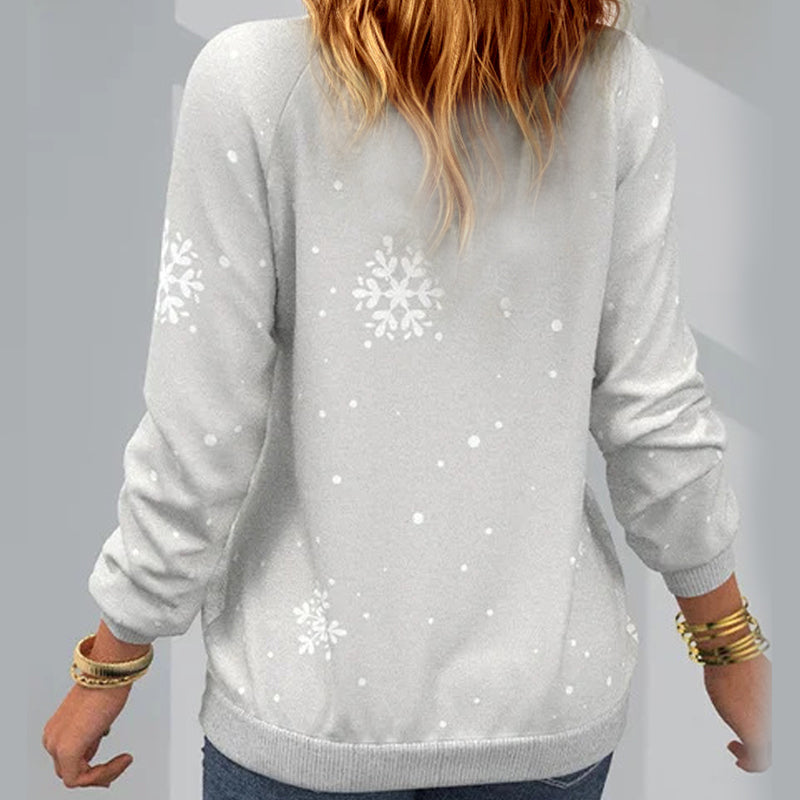 Sweter z motywem choinki