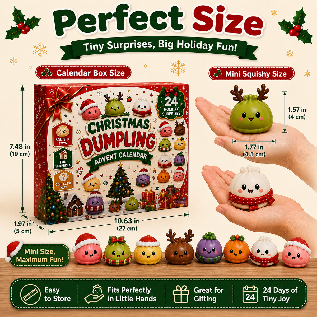 Świąteczne mini gniotki – 24 dni