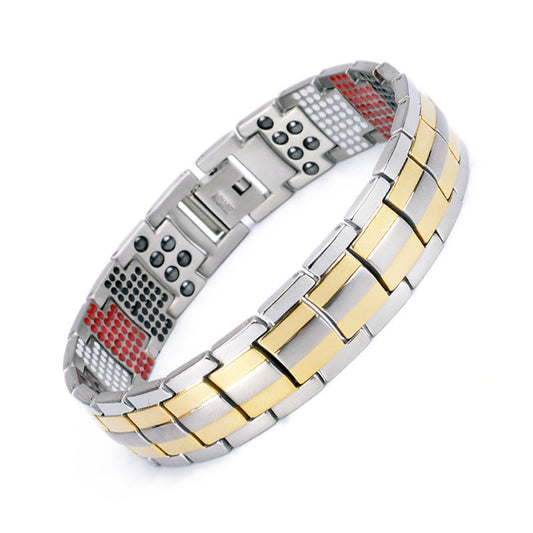 Therapeutic Magnetic Bracelet in Titanium Magnovia™