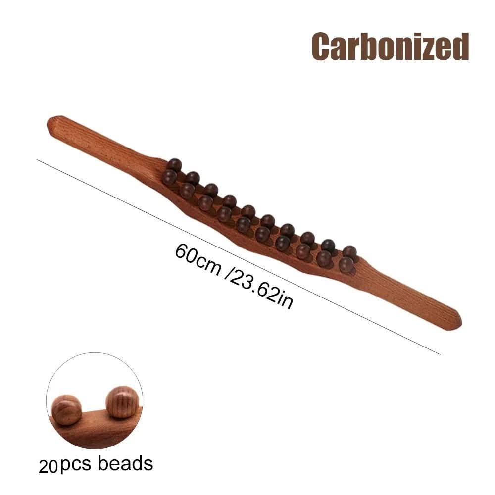 THERAWOOD – Luxury Gua Sha Massage Stick made of Wood | Promotes Blood Circulation & Muscle Relaxation