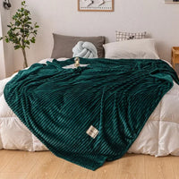 Gruby flanelowy koc jesienny - WarmHaven