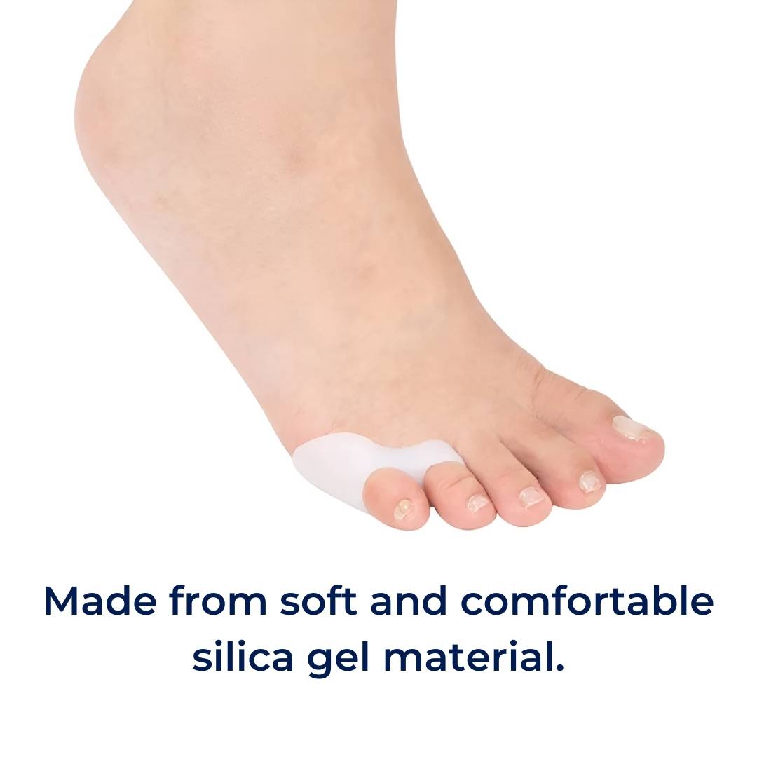 ToeGuard Orthopedic Toe Spacers | Bunionette Corrector - Little Toe Straightener - for Bunions - Hammertoe and Toe Alignment Glevato