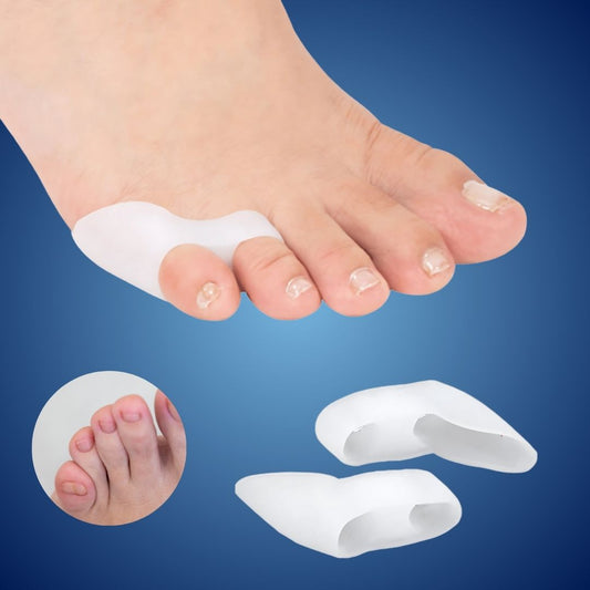 ToeGuard Orthopedic Toe Spacers | Bunionette Corrector - Little Toe Straightener - for Bunions - Hammertoe and Toe Alignment Glevato