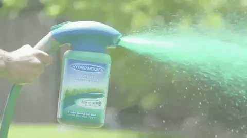 Trawnik w płynie Hydro Mousse z nasionami trawy w sprayu | Łatwa aplikacja do ubytków w trawniku i miejsc intensywnie użytkowanych
