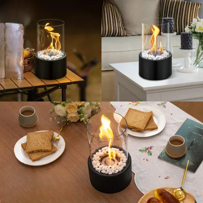 Trendy & Portable Table Fire Lantern - GlowLuxe