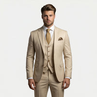 Trzyczęściowy garnitur slim fit
