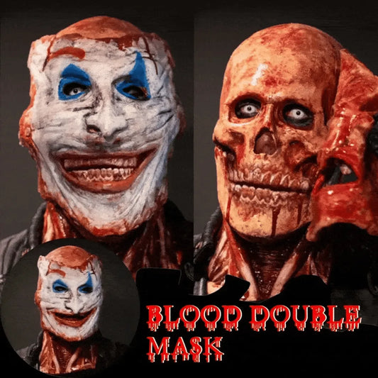 Niezwykle realistyczna maska na Halloween do odklejania