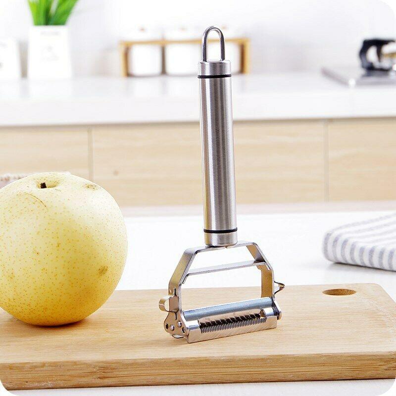 Ultra-Sharp Stainless Steel Multifunction Vegetable Peeler & Julienne Cutter