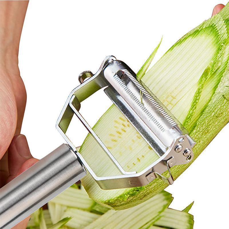 Ultra-Sharp Stainless Steel Multifunction Vegetable Peeler & Julienne Cutter