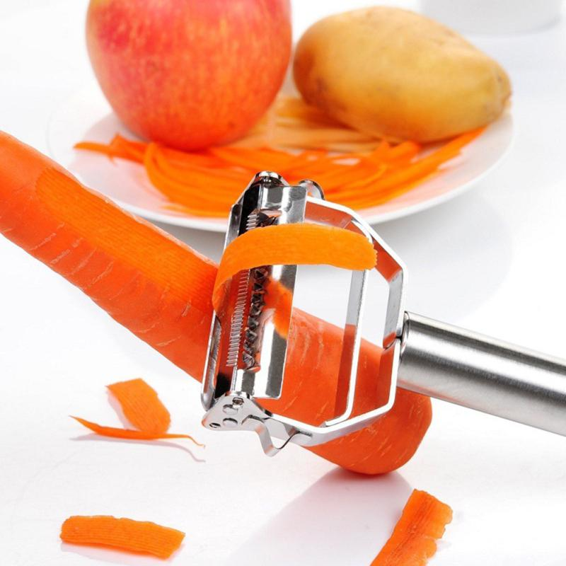 Ultra-Sharp Stainless Steel Multifunction Vegetable Peeler & Julienne Cutter
