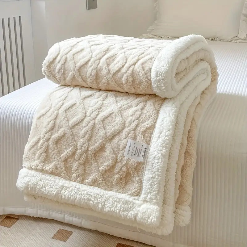 Ultra Soft Sherpa Blanket – Cozy, Warm, and Stylish Comfort