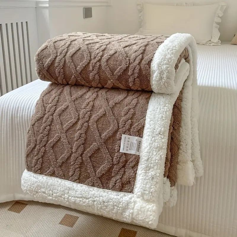 Ultra Soft Sherpa Blanket – Cozy, Warm, and Stylish Comfort