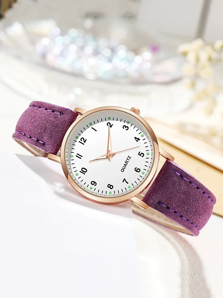 Valeria Leren Rose Gold Women's Watch