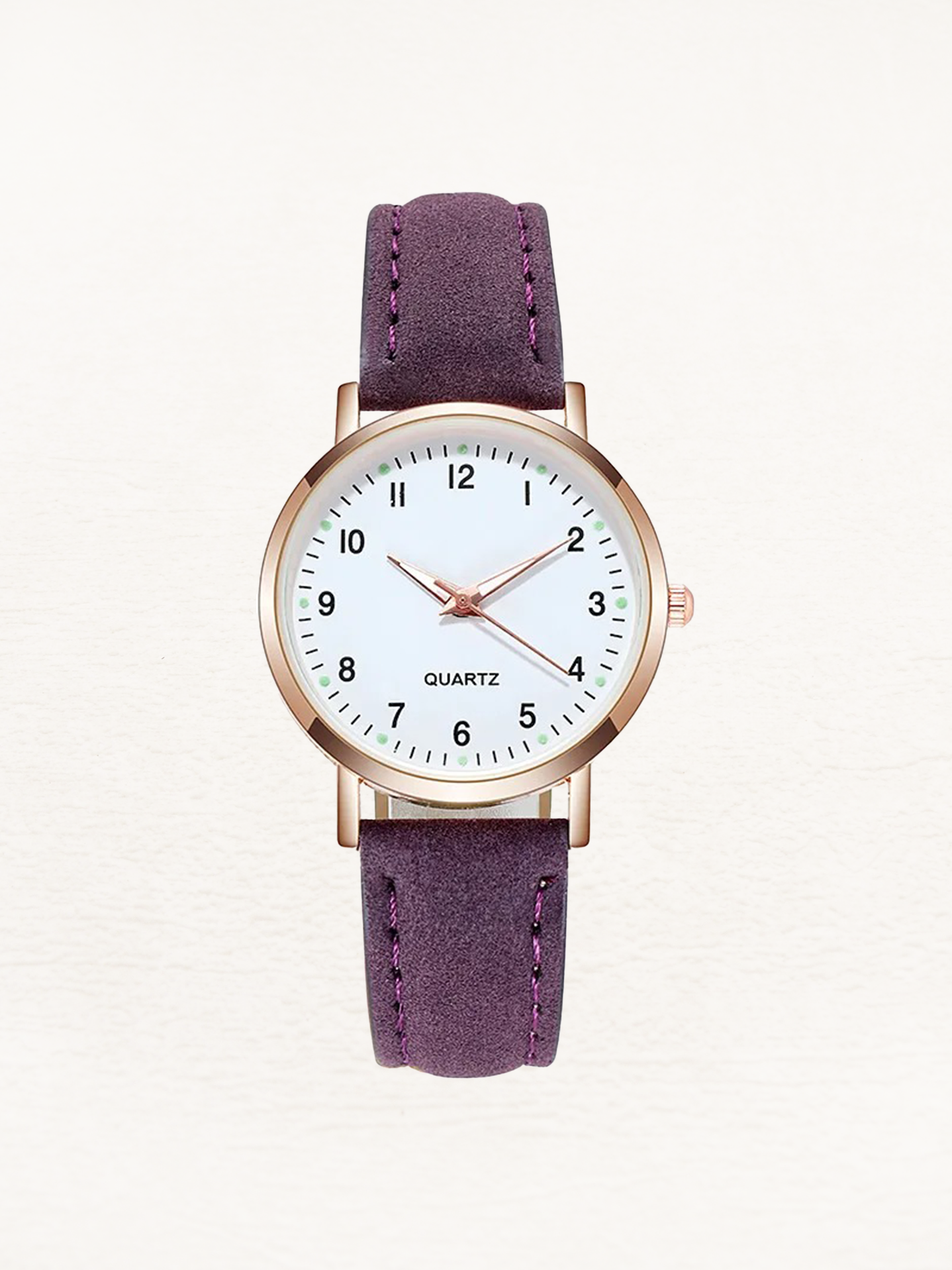 Valeria Leren Rose Gold Women's Watch