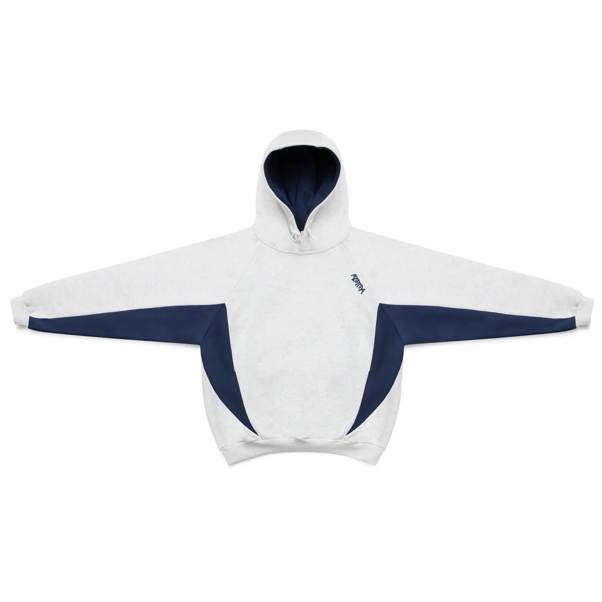 Velden Hoodie — Oversized Soft Polyester Hoodie with Contrast Panels