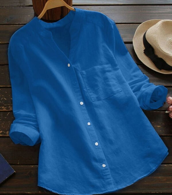 Vera - Casual, Loose Cotton Shirt