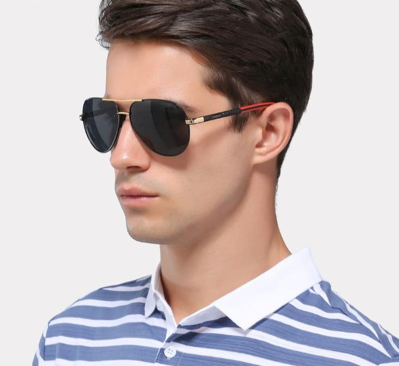 Vintage Aluminum Polarized Sunglasses for Men