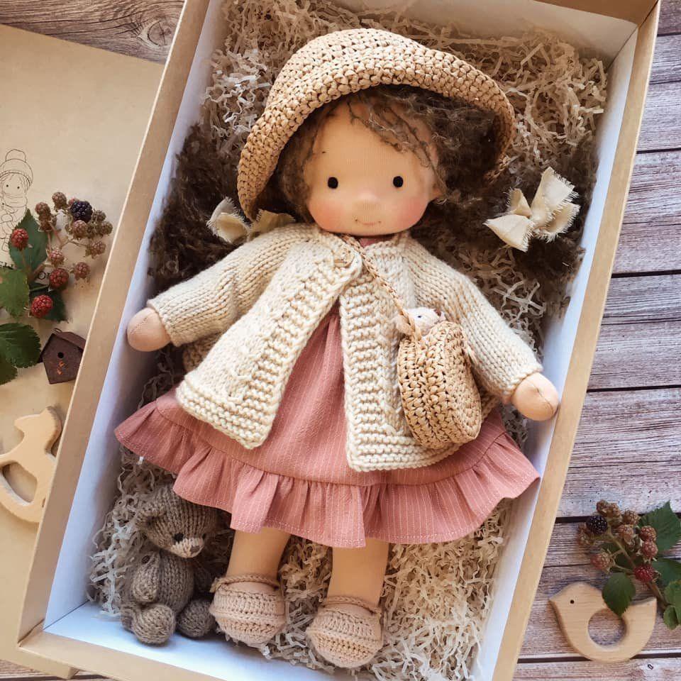 Waldorf-Inspired Handmade Cuddle Doll – Soft, Safe, and Imaginative Playtime