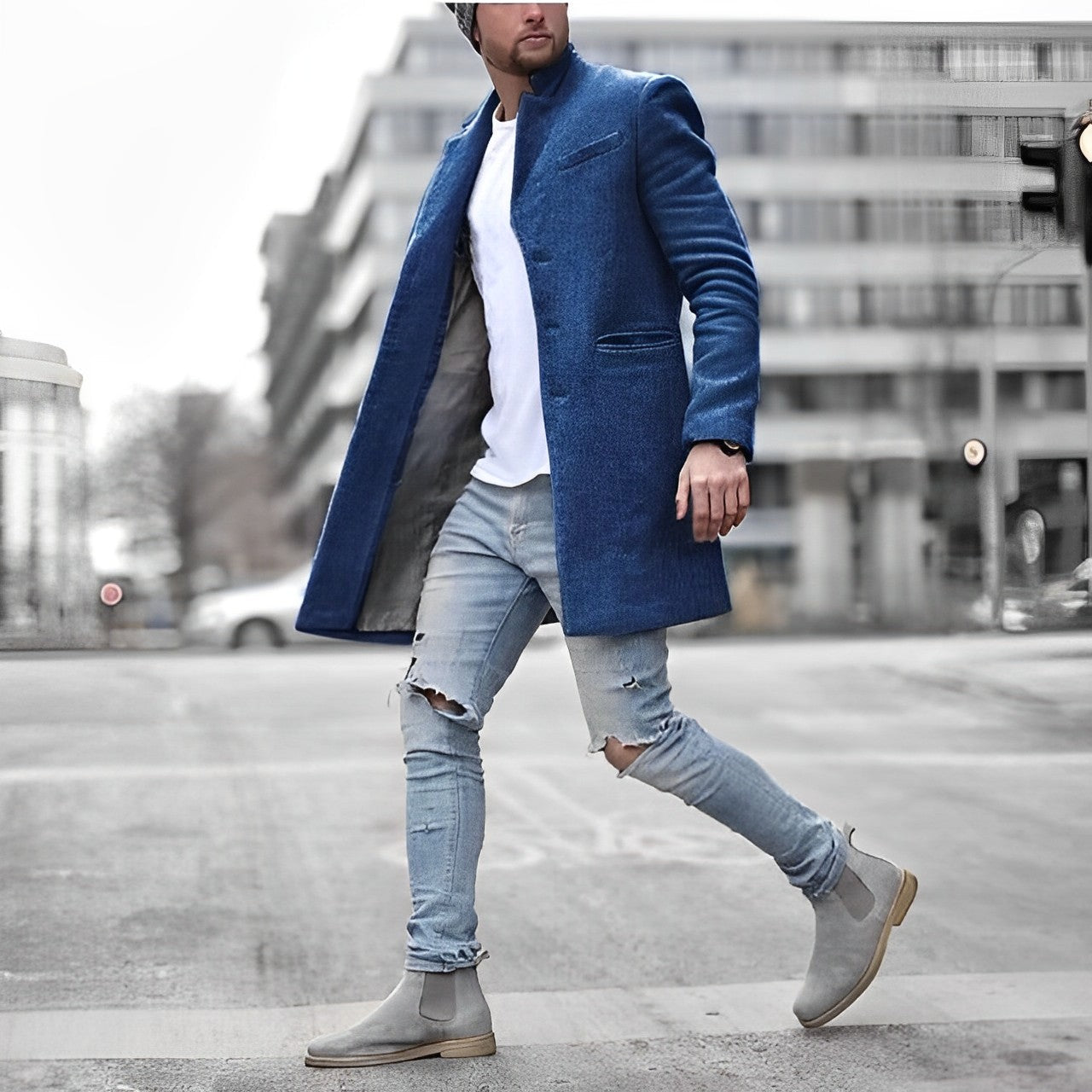 Warm and Elegant Winter Coat for Men
