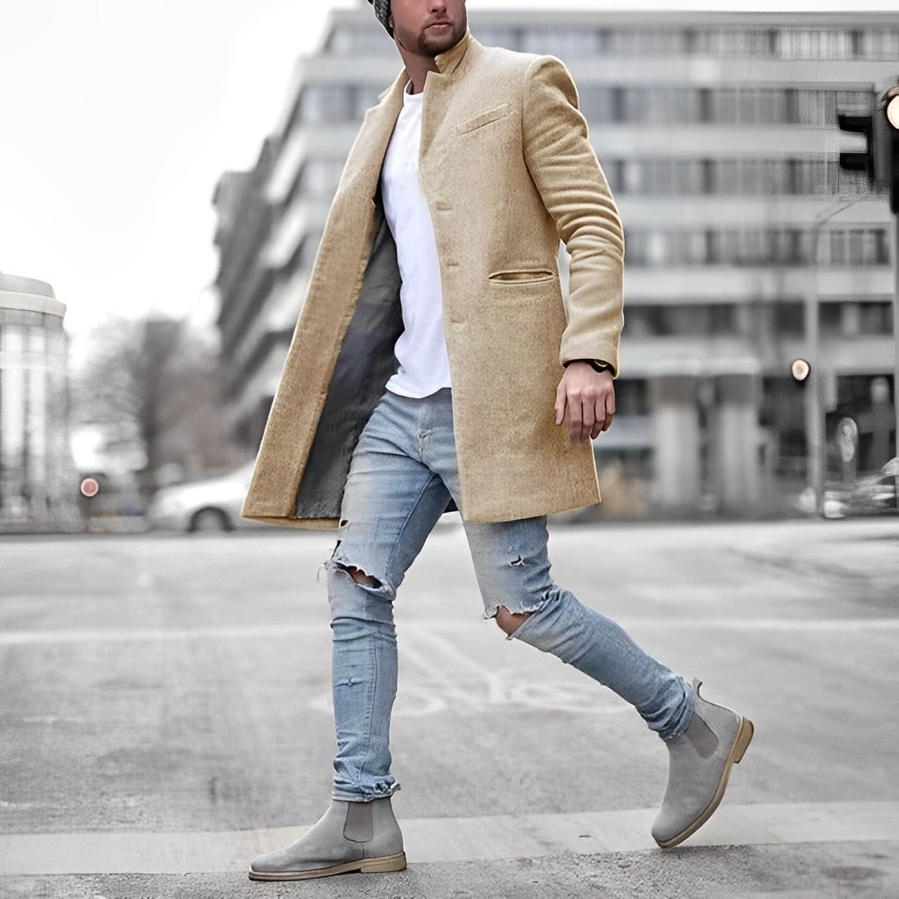 Warm and Elegant Winter Coat for Men