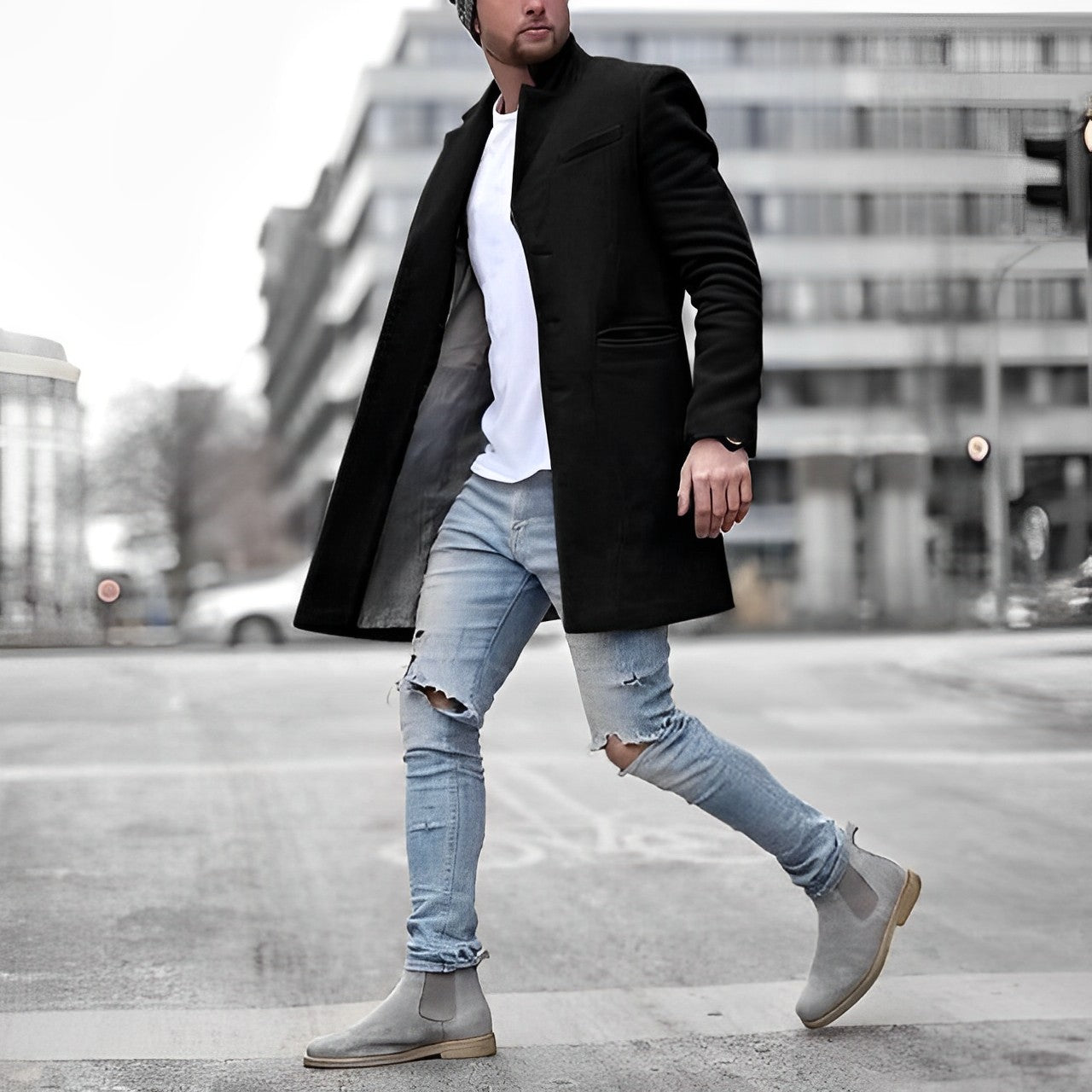 Warm and Elegant Winter Coat for Men
