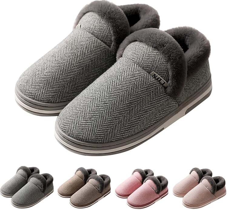 Warm Indoor Slippers with Non-Slip Sole