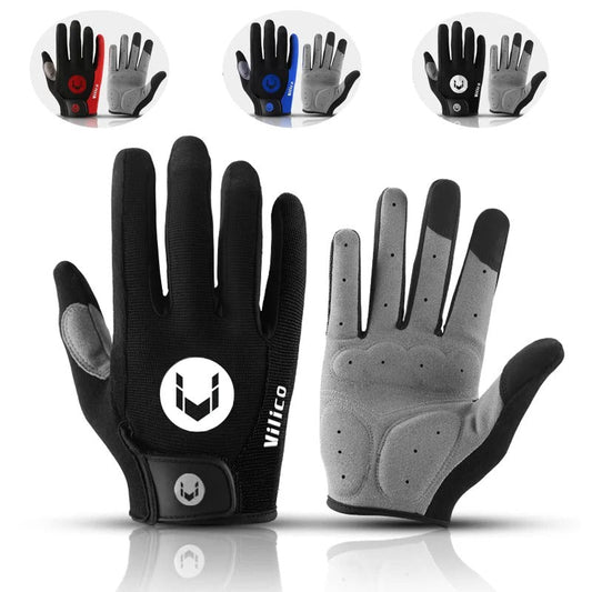 Waterproof Cycling Gloves, Three Finger Touchscreen