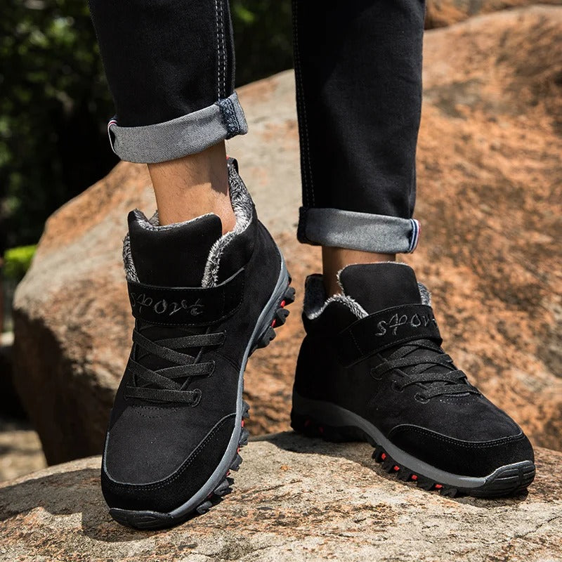 Waterproof Winter Ankle Boots for Men