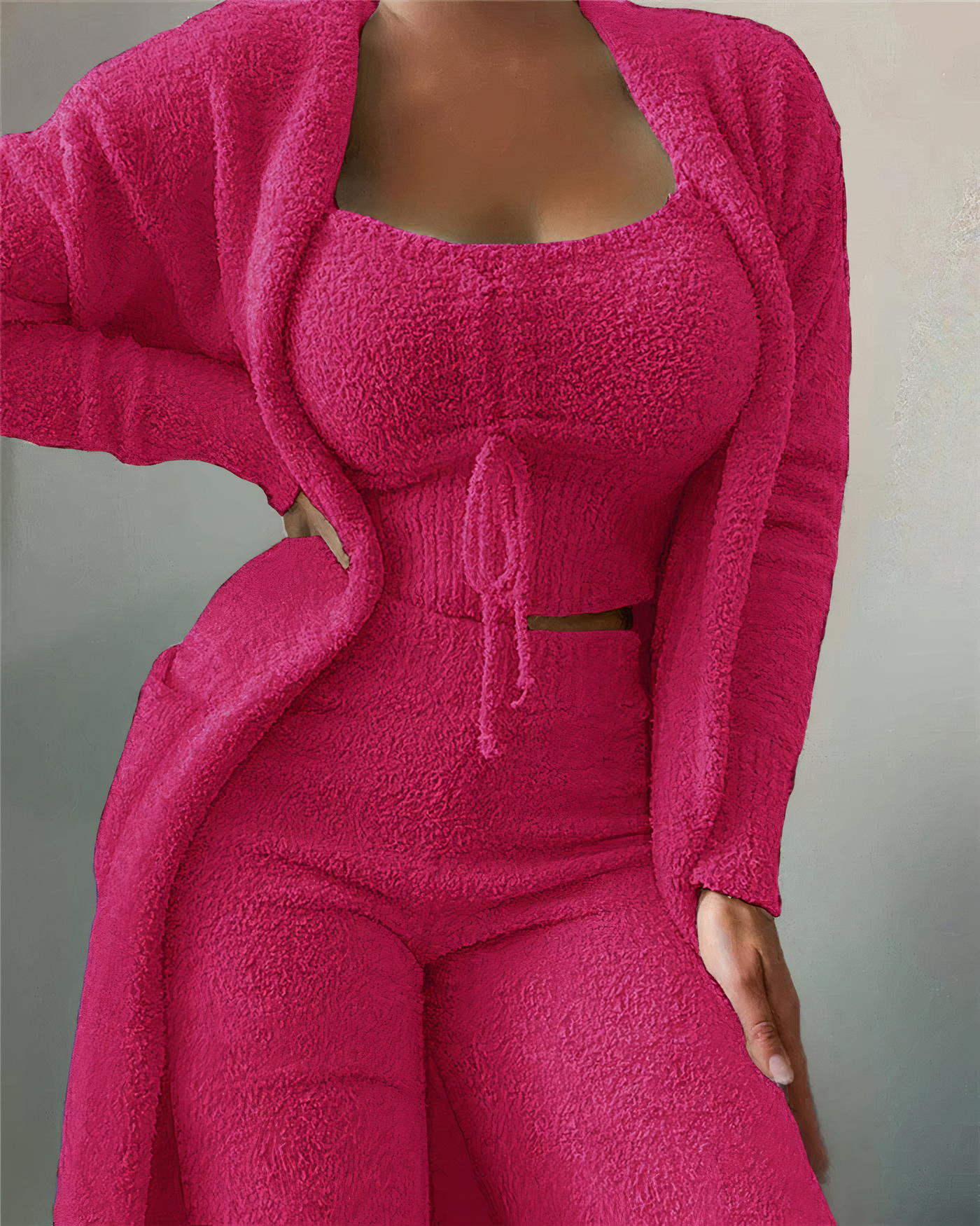 Winter 3-piece pajama set - Paisley