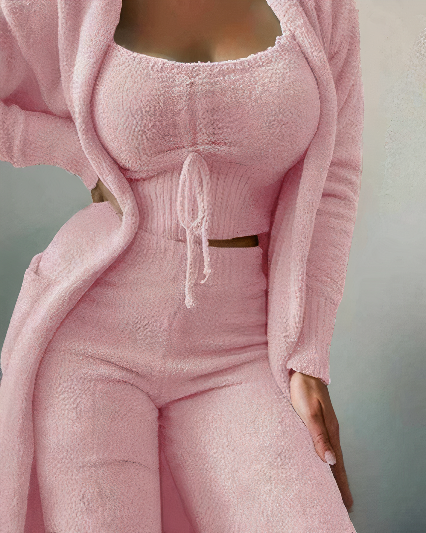Winter 3-piece pajama set - Paisley