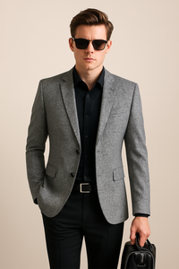 Wiosenna marynarka męska slim fit – styl na każdą okazję