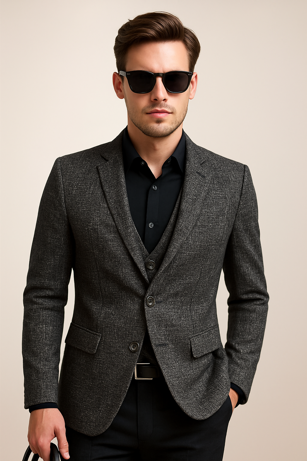 Wiosenna marynarka męska slim fit – styl na każdą okazję