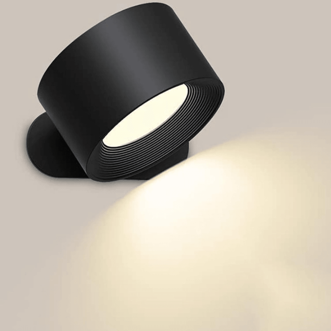 Wireless Wall Lamp – 360° Adjustable and Rechargeable LED Lighting (USB)