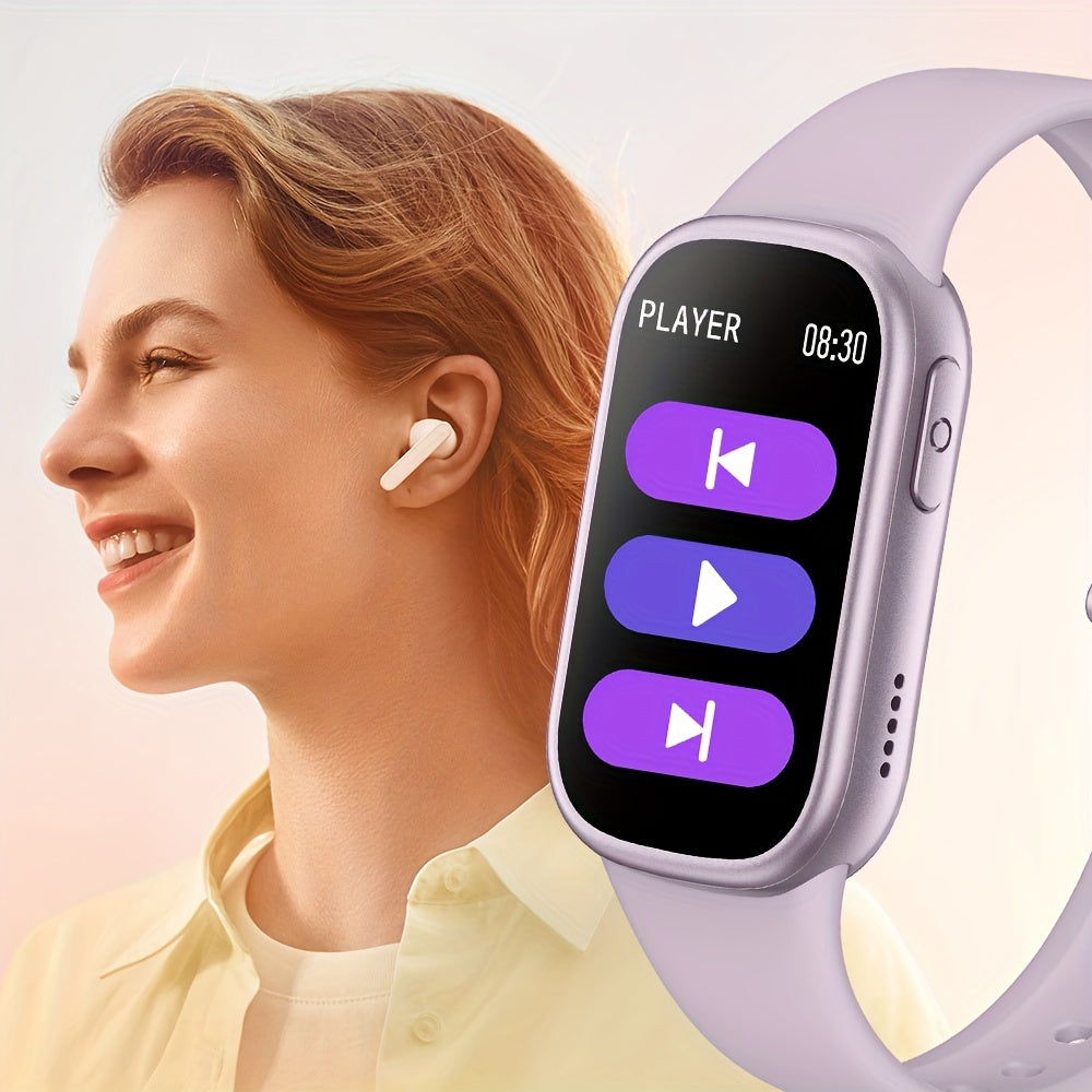 Wodoodporny smartwatch z opaską monitorującą aktywność i wydajną baterią