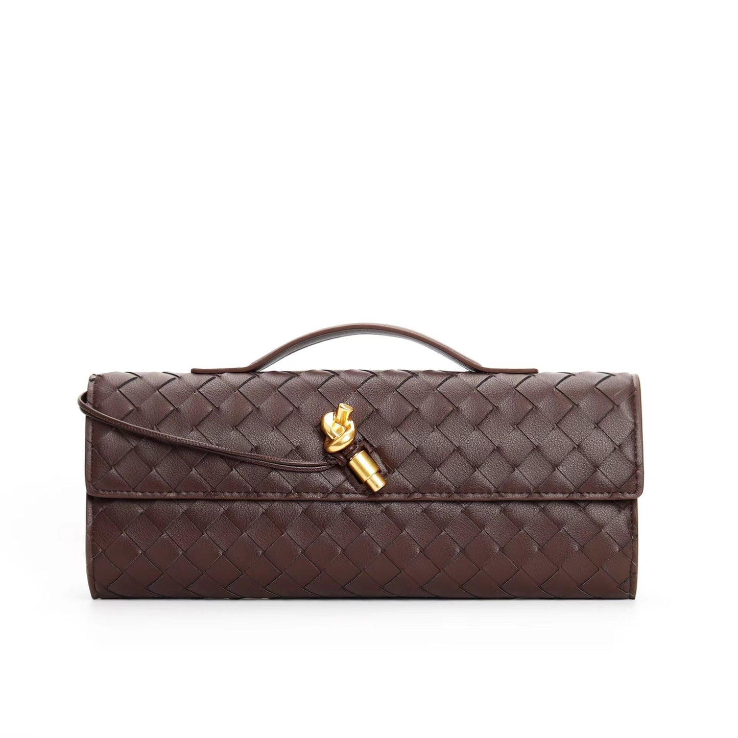 Women's Leather Handbag | Braided Shoulder Strap Backpack