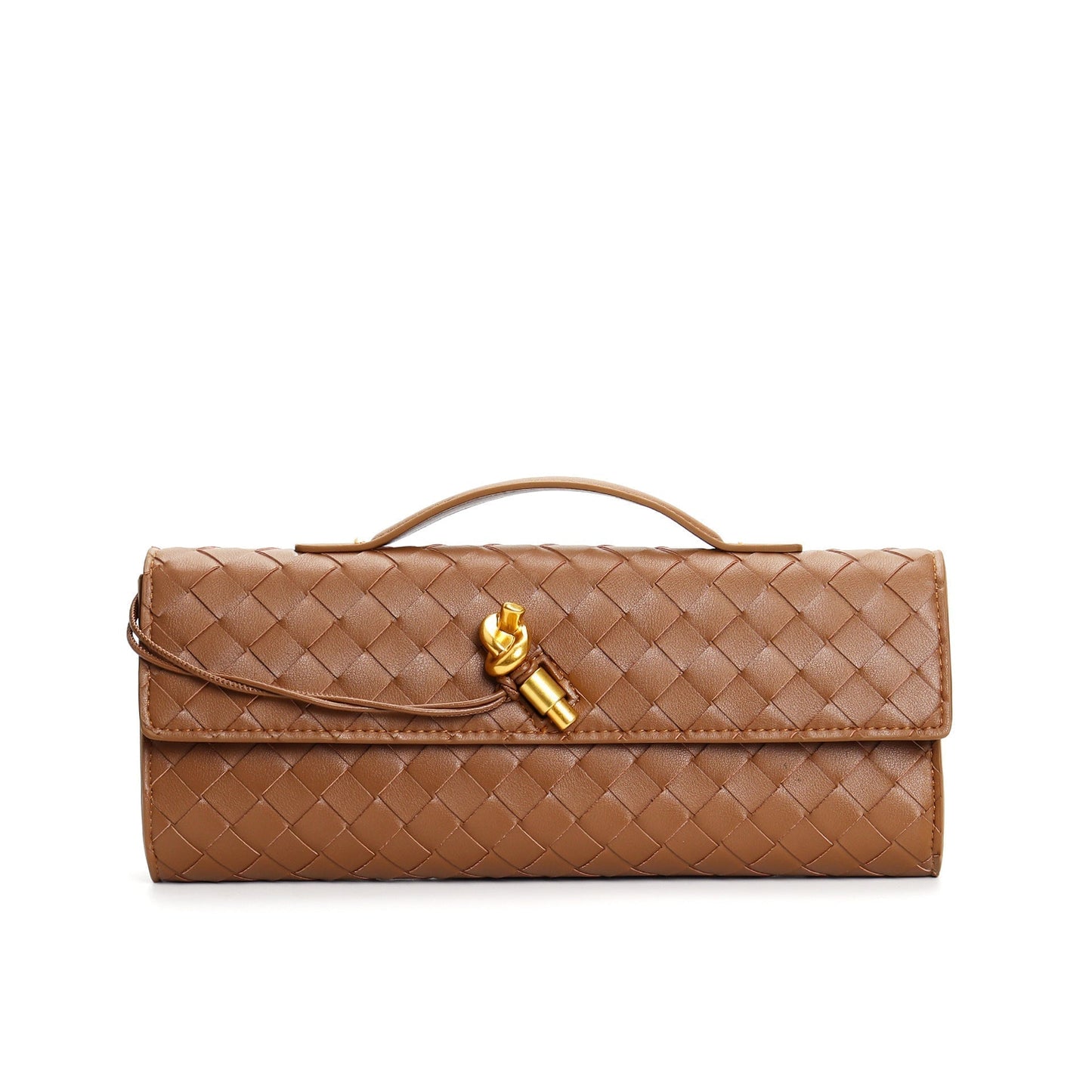 Women's Leather Handbag | Braided Shoulder Strap Backpack