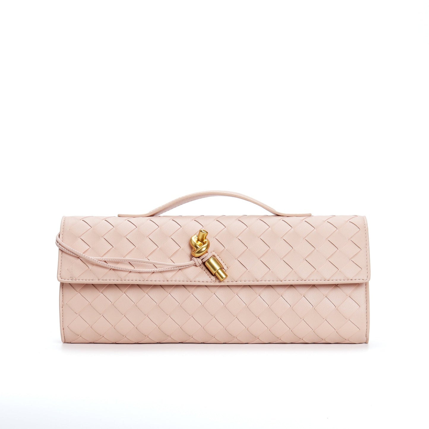 Women's Leather Handbag | Braided Shoulder Strap Backpack