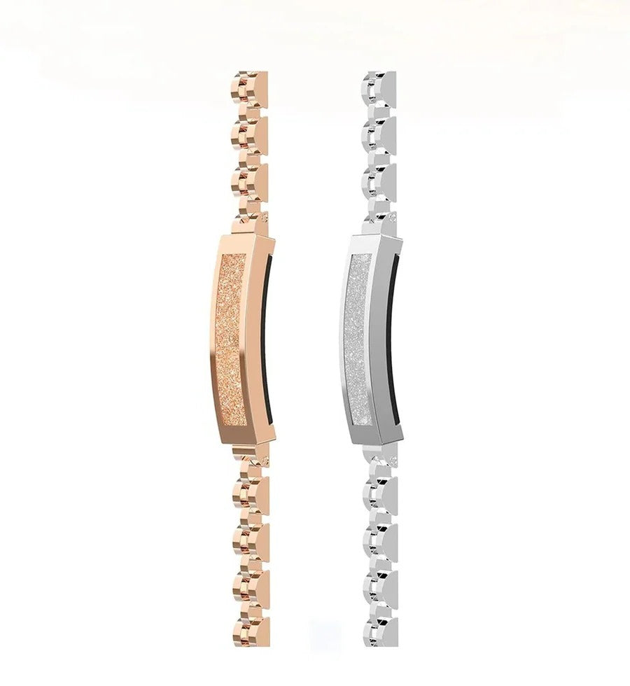 Women’s Smart Bracelet Chain Style Fitness Tracker with Heart Rate Sleep and Activity Monitoring