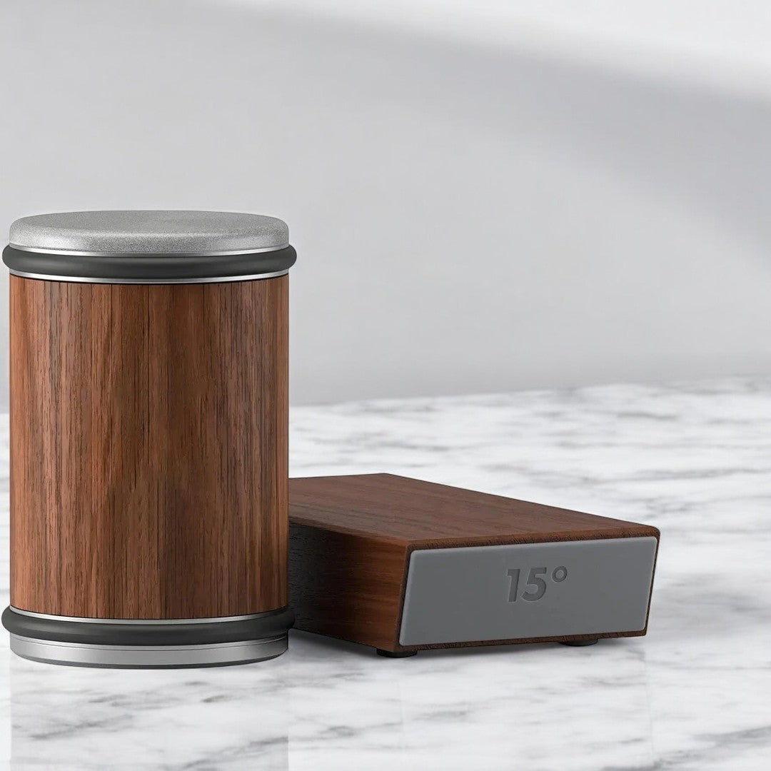 Wooden Knife Roller Sharpener