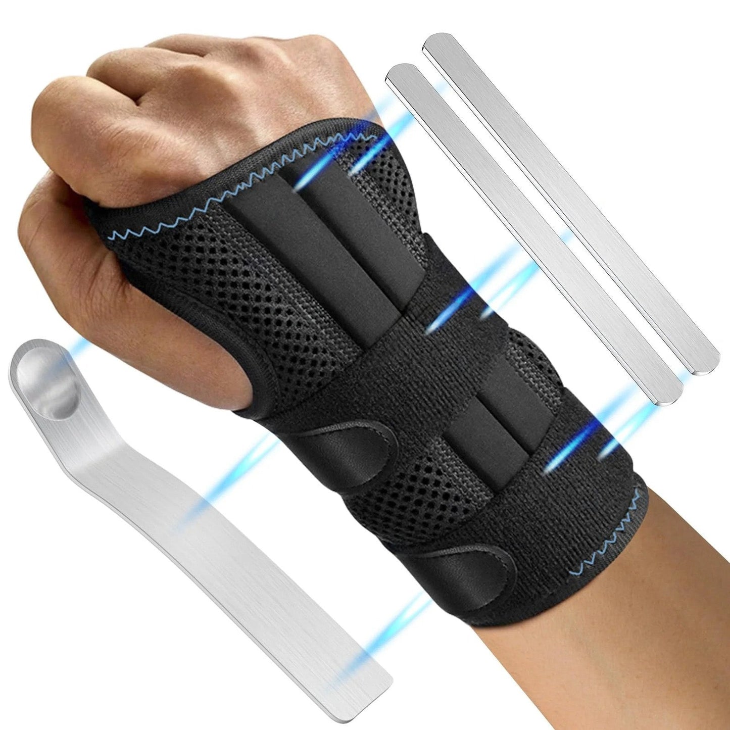Wrist Support with Splint - Stabilizes and Relieves Pain