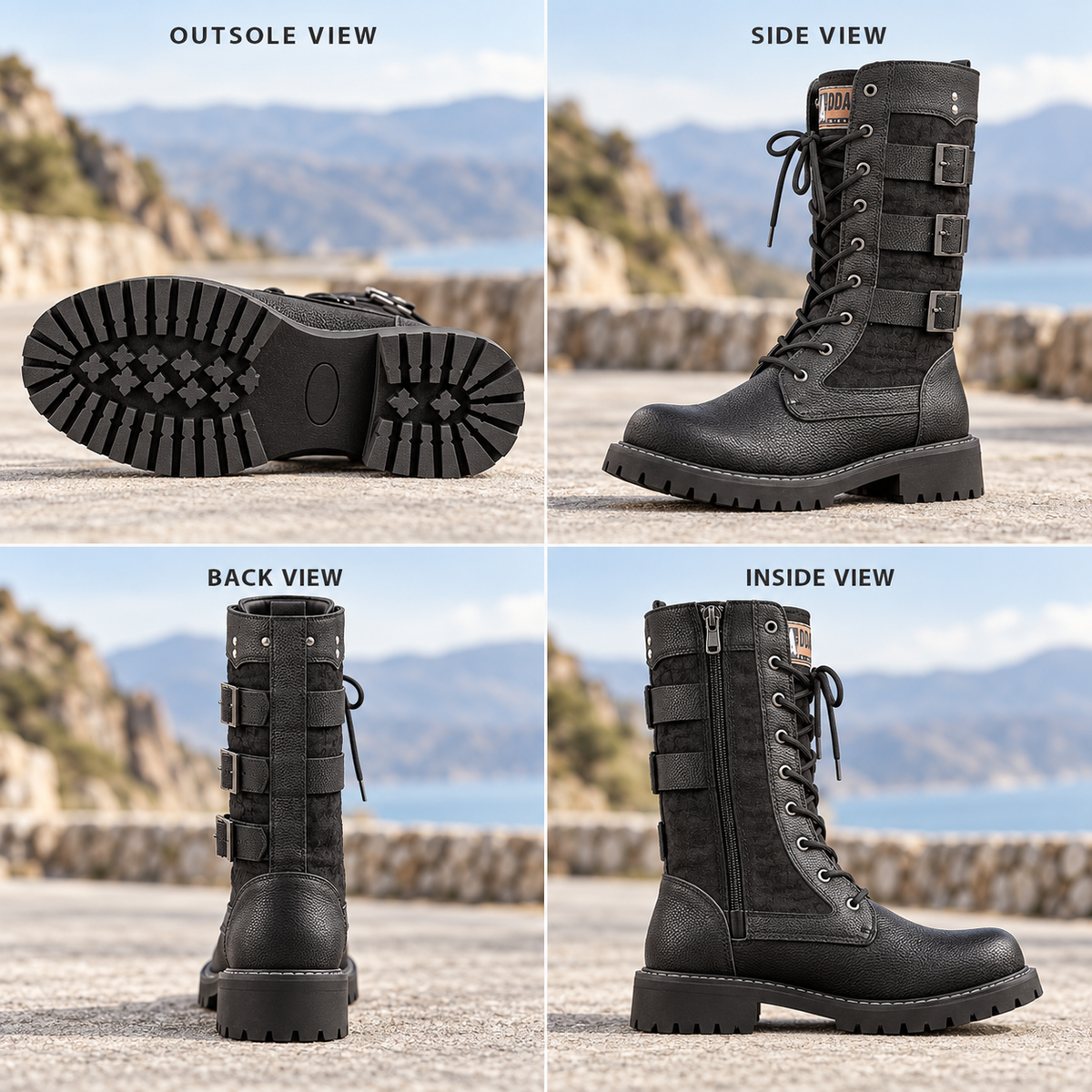 Wysokie buty motocyklowe