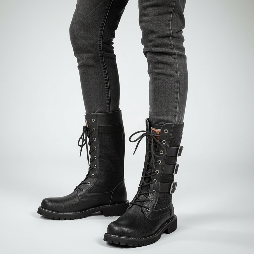 Wysokie buty motocyklowe